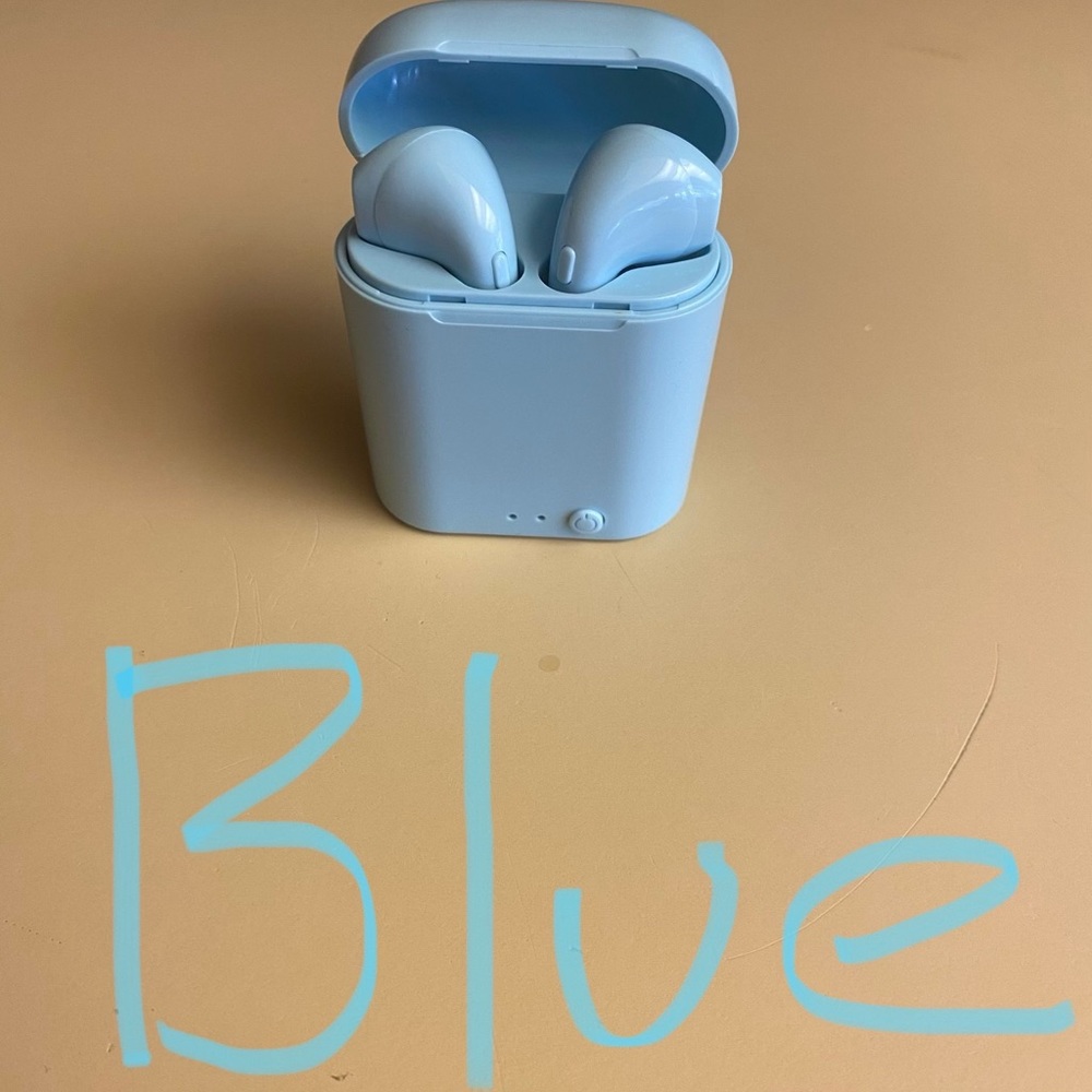 Bluetooth Earpods For Apple And Android Sky Blue - image 1
